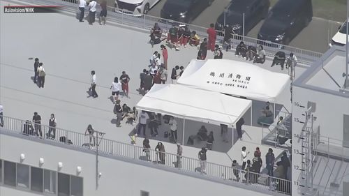 日本关东地区强震引发百万人紧急避难